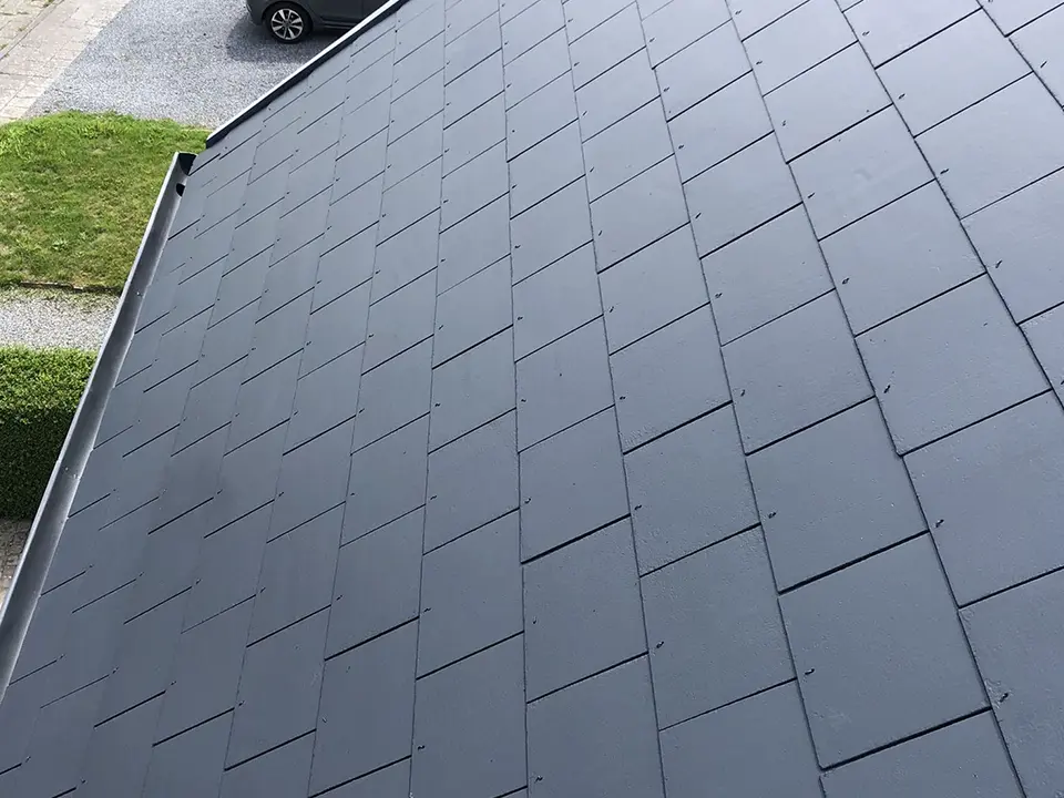 Après nettoyage de la toiture