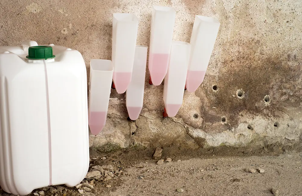 Injection contre l'humidité